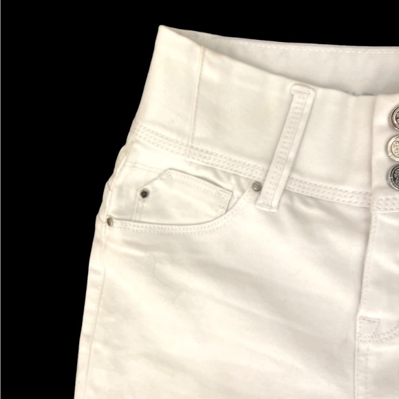 LAURIE FELT SILKY CURVE SKINNY WHITE JEANS WITH VITAL STRETCH TECHNOLOGY XXS - Picture 7 of 16